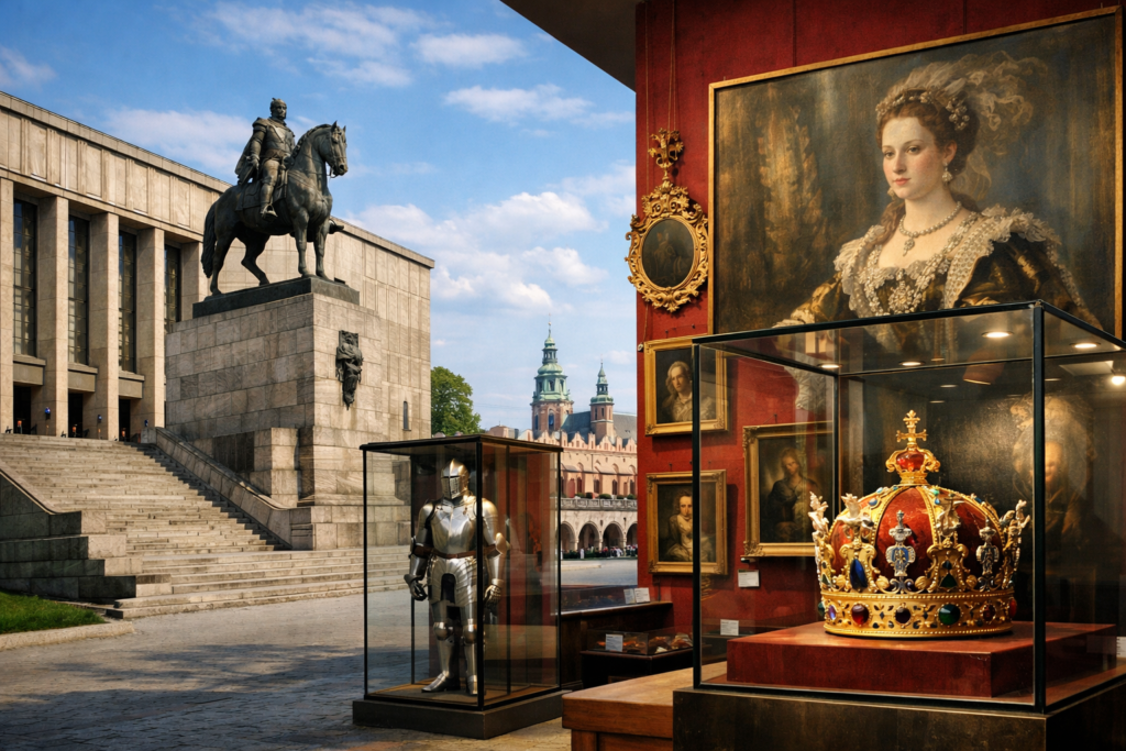 Oddziały Muzeum Narodowego w Krakowie i różnorodne kolekcje sztuki